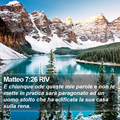 Matteo 7:26 RIV Bible Verse Image