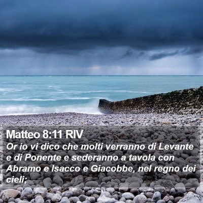 Matteo 8:11 RIV Bible Verse Image