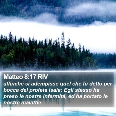 Matteo 8:17 RIV Bible Verse Image