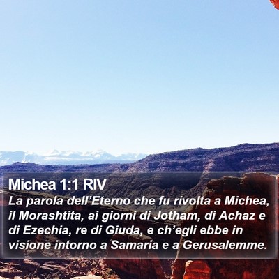Michea 1:1 RIV Bible Verse Image