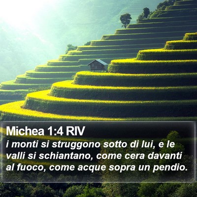 Michea 1:4 RIV Bible Verse Image