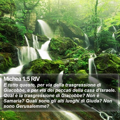 Michea 1:5 RIV Bible Verse Image