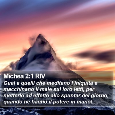 Michea 2:1 RIV Bible Verse Image