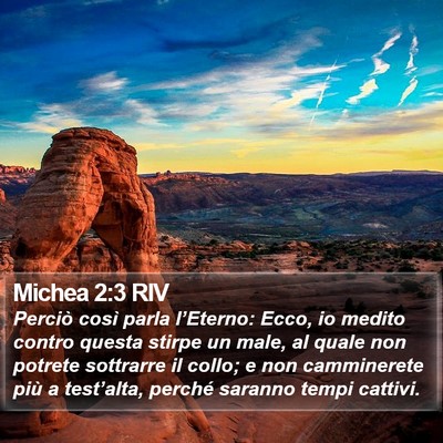 Michea 2:3 RIV Bible Verse Image