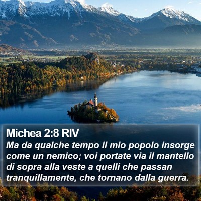Michea 2:8 RIV Bible Verse Image