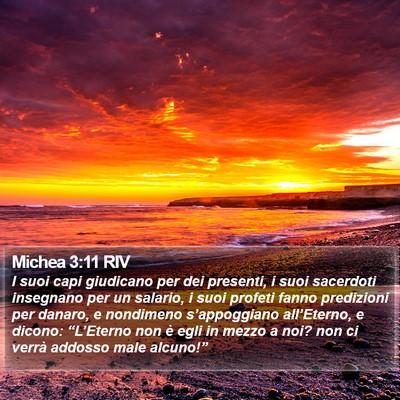 Michea 3:11 RIV Bible Verse Image