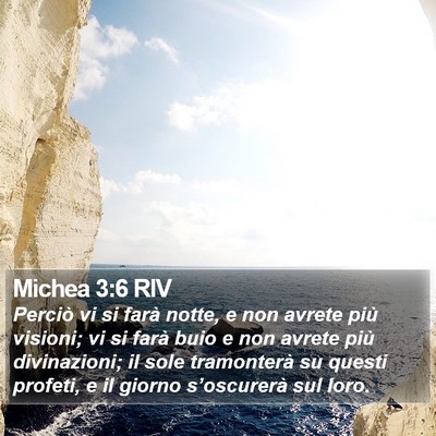 Michea 3:6 RIV Bible Verse Image