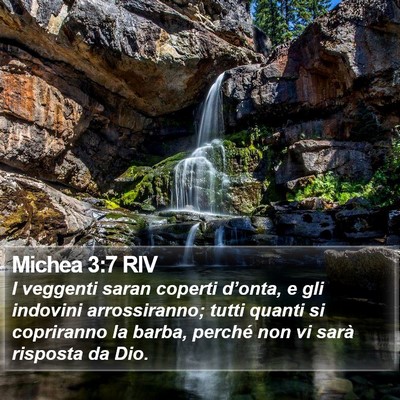 Michea 3:7 RIV Bible Verse Image