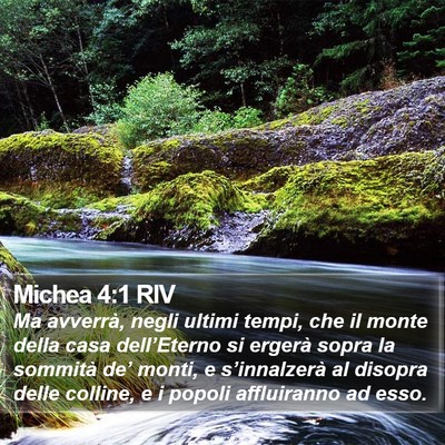 Michea 4:1 RIV Bible Verse Image