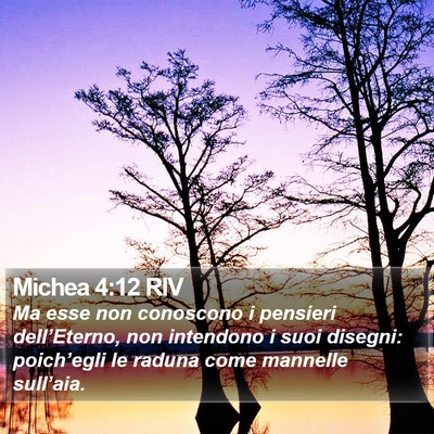 Michea 4:12 RIV Bible Verse Image