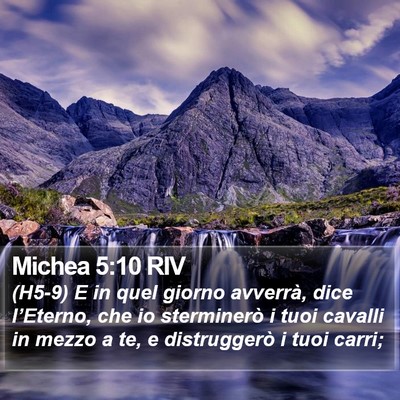 Michea 5:10 RIV Bible Verse Image