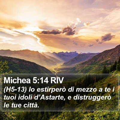 Michea 5:14 RIV Bible Verse Image