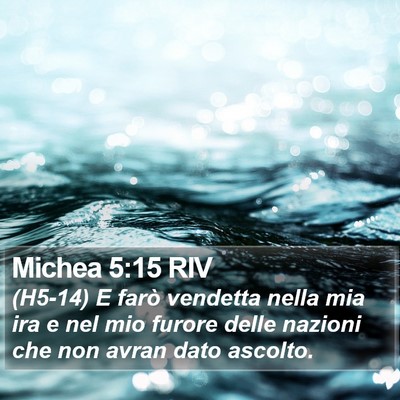 Michea 5:15 RIV Bible Verse Image