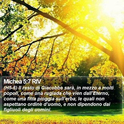 Michea 5:7 RIV Bible Verse Image
