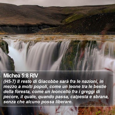 Michea 5:8 RIV Bible Verse Image