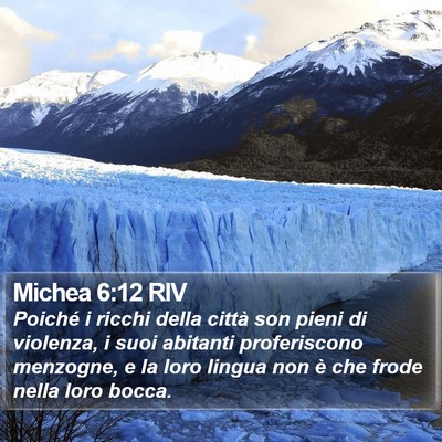 Michea 6:12 RIV Bible Verse Image