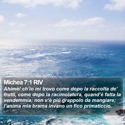 Michea 7:1 RIV Bible Verse Image