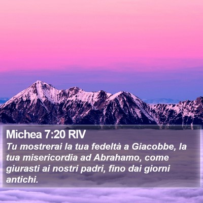 Michea 7:20 RIV Bible Verse Image