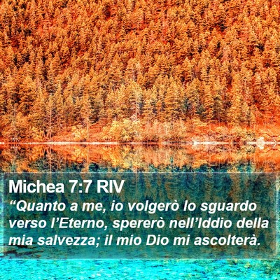 Michea 7:7 RIV Bible Verse Image