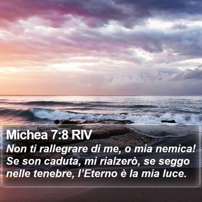 Michea 7:8 RIV Bible Verse Image