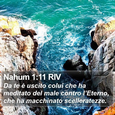 Nahum 1:11 RIV Bible Verse Image