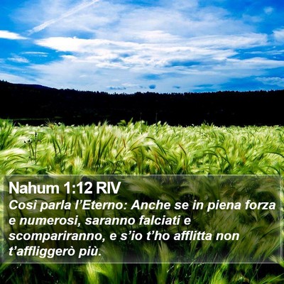 Nahum 1:12 RIV Bible Verse Image