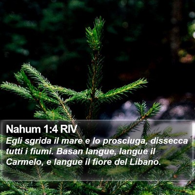 Nahum 1:4 RIV Bible Verse Image