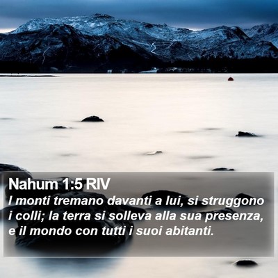 Nahum 1:5 RIV Bible Verse Image