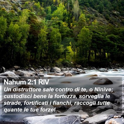 Nahum 2:1 RIV Bible Verse Image