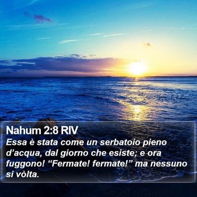 Nahum 2:8 RIV Bible Verse Image