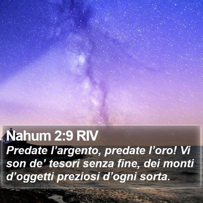 Nahum 2:9 RIV Bible Verse Image