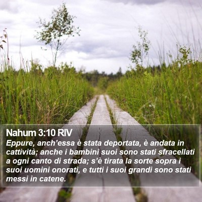 Nahum 3:10 RIV Bible Verse Image