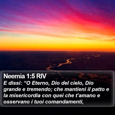 Neemia 1:5 RIV Bible Verse Image