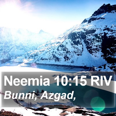 Neemia 10:15 RIV Bible Verse Image