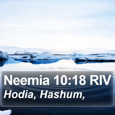 Neemia 10:18 RIV Bible Verse Image
