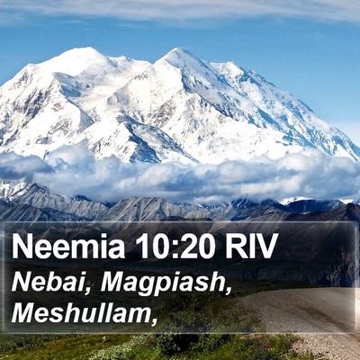 Neemia 10:20 RIV Bible Verse Image