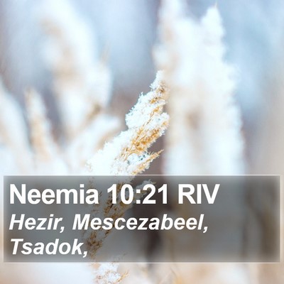 Neemia 10:21 RIV Bible Verse Image