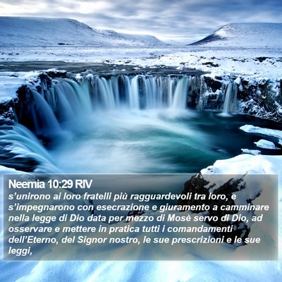 Neemia 10:29 RIV Bible Verse Image