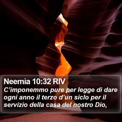 Neemia 10:32 RIV Bible Verse Image