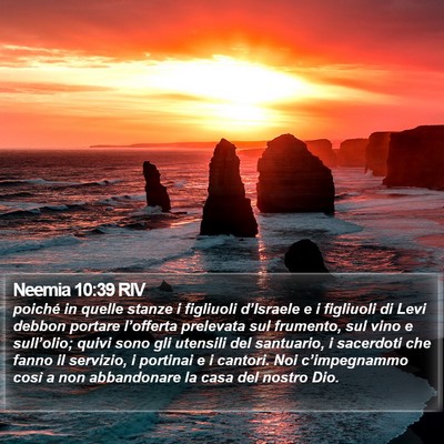 Neemia 10:39 RIV Bible Verse Image