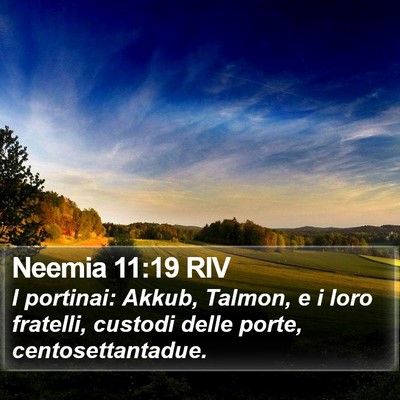 Neemia 11:19 RIV Bible Verse Image