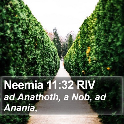 Neemia 11:32 RIV Bible Verse Image