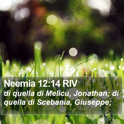 Neemia 12:14 RIV Bible Verse Image