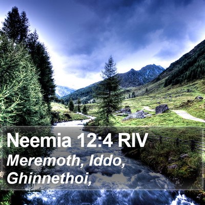 Neemia 12:4 RIV Bible Verse Image
