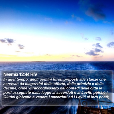 Neemia 12:44 RIV Bible Verse Image