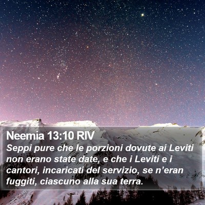 Neemia 13:10 RIV Bible Verse Image