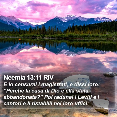 Neemia 13:11 RIV Bible Verse Image