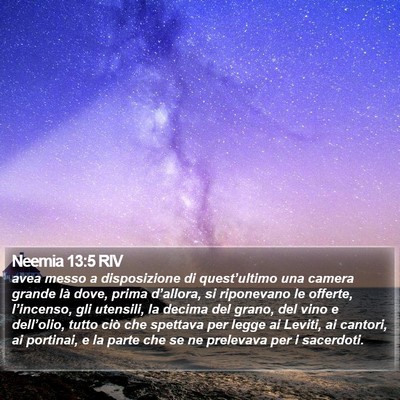 Neemia 13:5 RIV Bible Verse Image