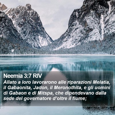 Neemia 3:7 RIV Bible Verse Image