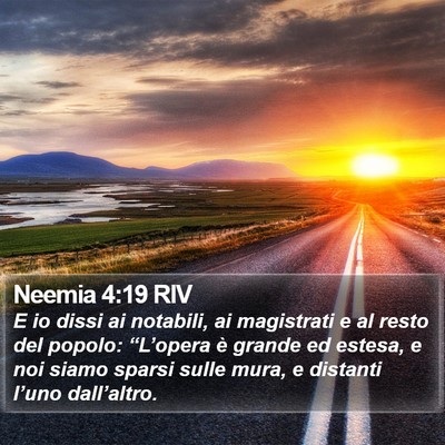 Neemia 4:19 RIV Bible Verse Image
